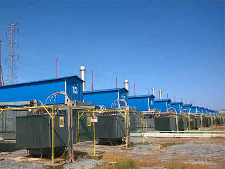 Planta de energía de fueloil pesado